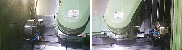 MACTURN　250-W　メイン主軸での加工/サブ主軸での加工